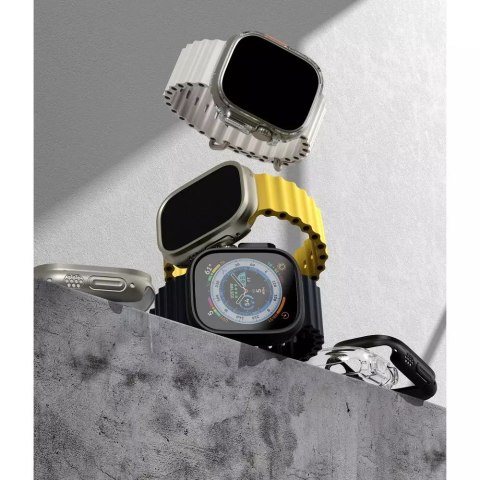 Ringke RINGKE SLIM 2-PACK APPLE WATCH ULTRA (49 MM) CLEAR & TITANIUM GREY Ringke RINGKE SLIM 2-PACK APPLE WATCH ULTRA (49 MM) CLEAR & TITANIUM GREY