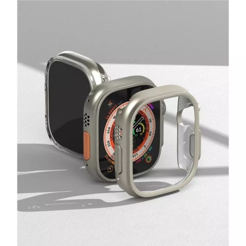 Ringke RINGKE SLIM 2-PACK APPLE WATCH ULTRA (49 MM) CLEAR & TITANIUM GREY Ringke RINGKE SLIM 2-PACK APPLE WATCH ULTRA (49 MM) CLEAR & TITANIUM GREY