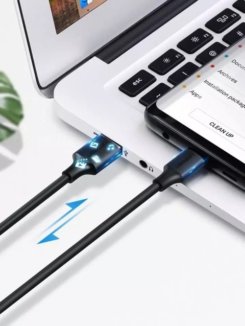 UGreen Ugreen kabel przewód USB - USB Typ C 480 Mbps 3 A 1,5 m czarny (US287 60117) UGreen Ugreen kabel przewód USB - USB Typ C 480 Mbps 3 A 1,5 m czarny (US287 60117)