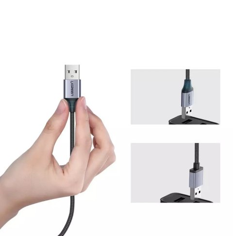 UGreen Ugreen kabel przewód USB - micro USB 2m szary (60148) UGreen Ugreen kabel przewód USB - micro USB 2m szary (60148)
