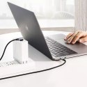 UGreen Ugreen kątowy kabel przewód USB Typ C - USB Typ C Power Delivery 60 W 20 V 3 A 1 m czarno-szary (US255 50123)