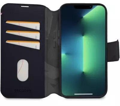 Decoded Decoded Detachable Wallet - skórzana obudowa ochronna do iPhone 14 Pro kompatybilna z MagSafe (navy) Decoded Decoded Detachable Wallet - skórzana obudowa ochronna do iPhone 14 Pro kompatybilna z MagSafe (navy)
