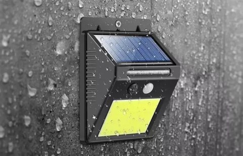 ProducentTymczasowy Lampa solarna LED z czujnikiem ruchu i zmierzchu zewnętrzna 48 LED COB ProducentTymczasowy Lampa solarna LED z czujnikiem ruchu i zmierzchu zewnętrzna 48 LED COB