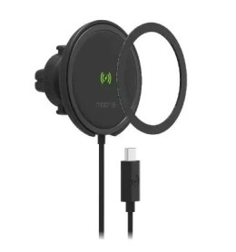 ProducentTymczasowy Mophie Snap+ Wireless Vent Mount - magnetyczny uchwyt samochodowy na kratkę nawiewu z bezprzewodowym ładowaniem, wspierający ład