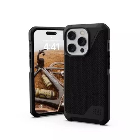 UAG UAG Metropolis LT - obudowa ochronna do iPhone 14 Pro kompatybilna z MagSafe (kevlar-black) UAG UAG Metropolis LT - obudowa ochronna do iPhone 14 Pro kompatybilna z MagSafe (kevlar-black)