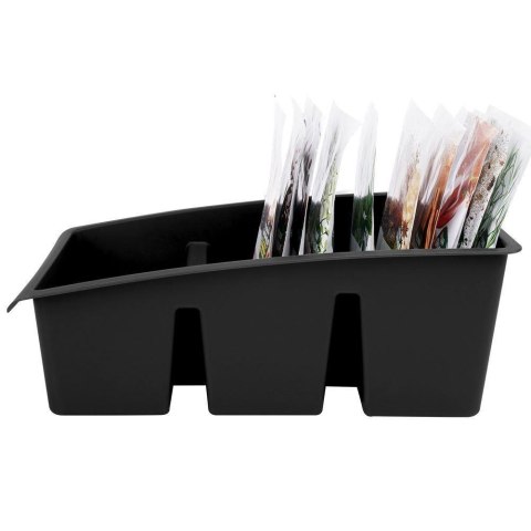VILDE ORGANIZER POJEMNIK NA PRZYPRAWY W TOREBKACH CZARNY 229047-C VILDE ORGANIZER POJEMNIK NA PRZYPRAWY W TOREBKACH CZARNY 229047-C