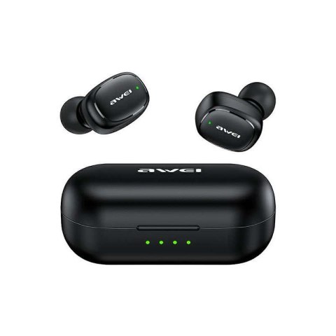Awei AWEI Słuchawki bezprzewodowe Bluetooth 5.1 T13 Pro TWS + stacja dokująca Czarne Awei AWEI Słuchawki bezprzewodowe Bluetooth 5.1 T13 Pro TWS + stacja dokująca Czarne