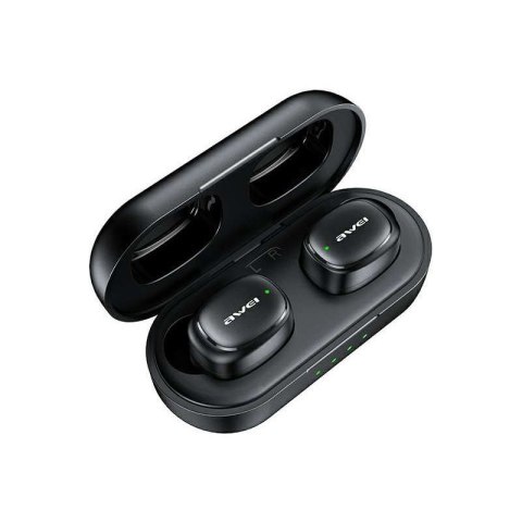 Awei AWEI Słuchawki bezprzewodowe Bluetooth 5.1 T13 Pro TWS + stacja dokująca Czarne Awei AWEI Słuchawki bezprzewodowe Bluetooth 5.1 T13 Pro TWS + stacja dokująca Czarne