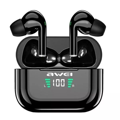 Awei AWEI Słuchawki bezprzewodowe Bluetooth 5.1 T29P TWS + stacja dokująca Czarne Awei AWEI Słuchawki bezprzewodowe Bluetooth 5.1 T29P TWS + stacja dokująca Czarne