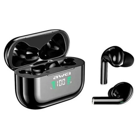 Awei AWEI Słuchawki bezprzewodowe Bluetooth 5.1 T29P TWS + stacja dokująca Czarne Awei AWEI Słuchawki bezprzewodowe Bluetooth 5.1 T29P TWS + stacja dokująca Czarne