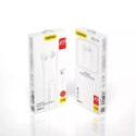 Dudao Dudao przewodowe słuchawki USB Typ C 1,2m biały (X3B-W)