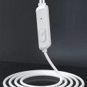Dudao Dudao przewodowe słuchawki USB Typ C 1,2m biały (X3B-W)