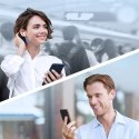 Joyroom Słuchawki bezprzewodowe Bluetooth 5.3 douszne ENC Joyroom wodoodporne IPX4 + etui ładujące białe