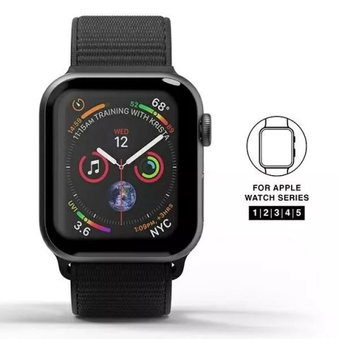 ProducentTymczasowy Pasek SuperDry Watchband Apple Watch 38/40/41 mm Nylon Weave czarny/black 41673 ProducentTymczasowy Pasek SuperDry Watchband Apple Watch 38/40/41 mm Nylon Weave czarny/black 41673