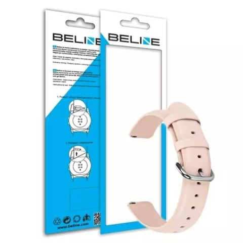 ProducentTymczasowy Pasek do Smartwatcha Beline pasek Watch uniwersalny do 20mm Elegance różowy/pink ProducentTymczasowy Pasek do Smartwatcha Beline pasek Watch uniwersalny do 20mm Elegance różowy/pink