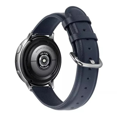 ProducentTymczasowy Pasek do smartwatcha Beline Watch uniwersalny do zegarków 20mm Elegance granatowy/navy ProducentTymczasowy Pasek do smartwatcha Beline Watch uniwersalny do zegarków 20mm Elegance granatowy/navy