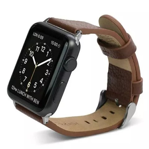 ProducentTymczasowy Pasek do smartwatcha X-Doria Lux do Apple Watch 38/40/41mm brązowy/brown 23820 ProducentTymczasowy Pasek do smartwatcha X-Doria Lux do Apple Watch 38/40/41mm brązowy/brown 23820