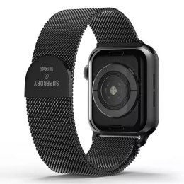 ProducentTymczasowy Pasek do smartwatcha SuperDry Watchband Apple Watch 38/40/41 mm Chainmail czarny/black 41681