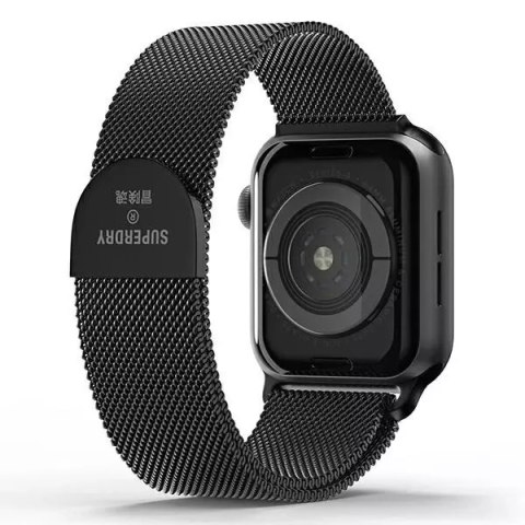 ProducentTymczasowy Pasek do smartwatcha SuperDry Watchband Apple Watch 38/40/41 mm Chainmail czarny/black 41681 ProducentTymczasowy Pasek do smartwatcha SuperDry Watchband Apple Watch 38/40/41 mm Chainmail czarny/black 41681