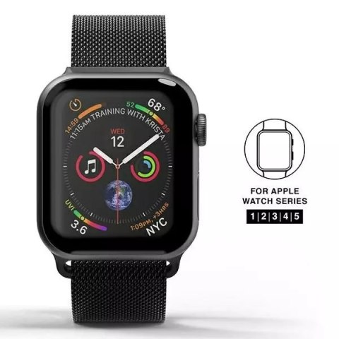 ProducentTymczasowy Pasek do smartwatcha SuperDry Watchband Apple Watch 38/40/41 mm Chainmail czarny/black 41681 ProducentTymczasowy Pasek do smartwatcha SuperDry Watchband Apple Watch 38/40/41 mm Chainmail czarny/black 41681