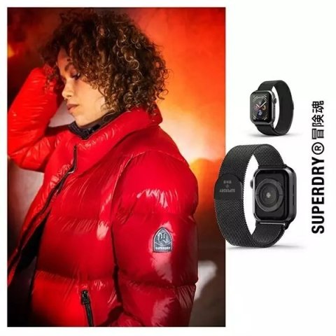 ProducentTymczasowy Pasek do smartwatcha SuperDry Watchband Apple Watch 38/40/41 mm Chainmail czarny/black 41681 ProducentTymczasowy Pasek do smartwatcha SuperDry Watchband Apple Watch 38/40/41 mm Chainmail czarny/black 41681