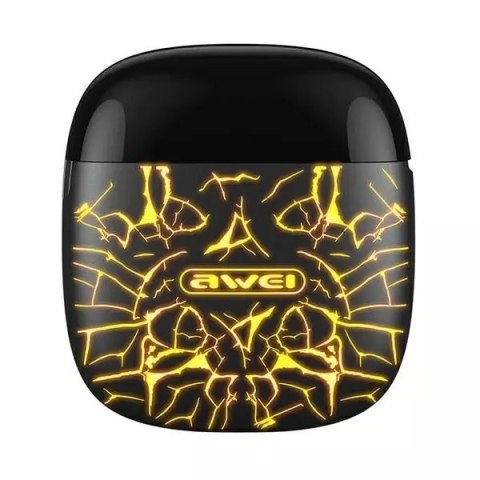 Awei AWEI słuchawki Bluetooth 5.0 T28 Pro TWS + stacja dokująca czarny/black Awei AWEI słuchawki Bluetooth 5.0 T28 Pro TWS + stacja dokująca czarny/black