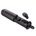 Awei AWEI słuchawki Bluetooth 5.0 T55 TWS + stacja dokująca czarny/black