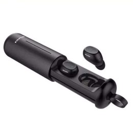 Awei AWEI słuchawki Bluetooth 5.0 T55 TWS + stacja dokująca czarny/black