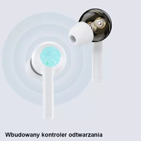 Awei Bezprzewodowe słuchawki sportowe Bluetooth T12 AWEI TWS Białe Awei Bezprzewodowe słuchawki sportowe Bluetooth T12 AWEI TWS Białe