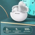 Awei Bezprzewodowe słuchawki sportowe Bluetooth T12 AWEI TWS Białe