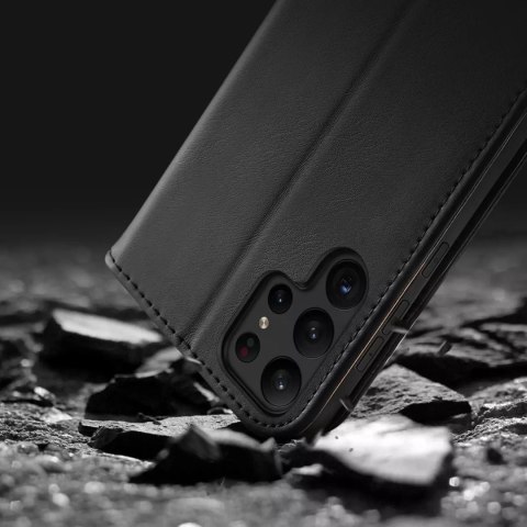 Dux Ducis Etui ochronne Dux Ducis Hivo do Samsung Galaxy S23 pokrowiec z klapką portfel podstawka blokada RFID brązowe Dux Ducis Etui ochronne Dux Ducis Hivo do Samsung Galaxy S23 pokrowiec z klapką portfel podstawka blokada RFID brązowe