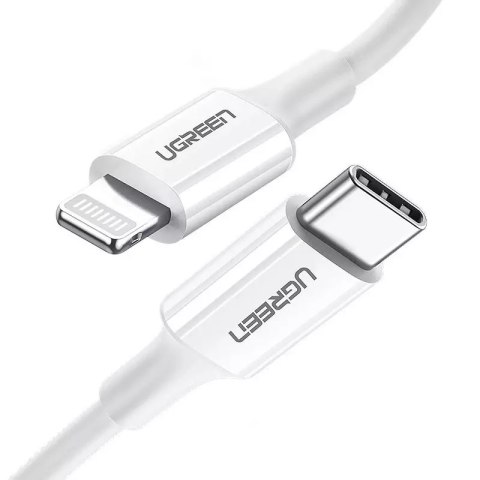UGreen Ugreen kabel przewód USB Typ C - Lightning 3A 0,25 m biały (US171) UGreen Ugreen kabel przewód USB Typ C - Lightning 3A 0,25 m biały (US171)