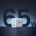 UGreen Ugreen szybka ładowarka sieciowa 2x USB Typ C / USB 65W PD3.0, QC3.0/4.0+ biała (CD275)