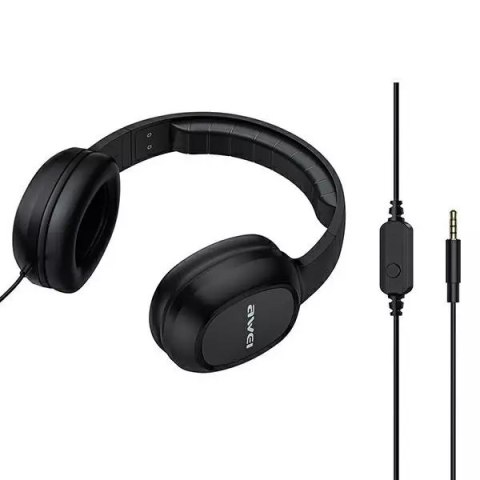 Awei AWEI słuchawki nauszne GM-6 jack 3.5mm czarny Awei AWEI słuchawki nauszne GM-6 jack 3.5mm czarny