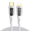 Joyroom Joyroom kabel szybko ładujący z inteligentnym wyłącznikiem USB-C - Lightning 20W 1.2m biały (S-CL020A3)