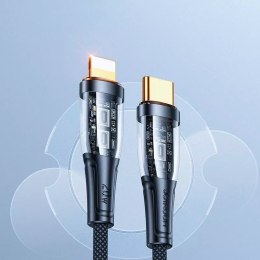 Joyroom Joyroom kabel szybko ładujący z inteligentnym wyłącznikiem USB-C - Lightning 20W 1.2m czarny (S-CL020A3)