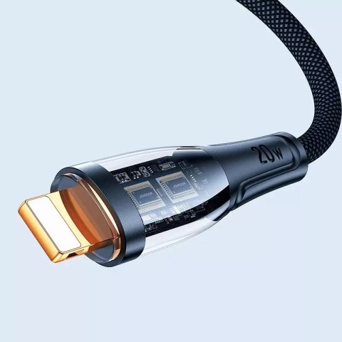 Joyroom Joyroom kabel szybko ładujący z inteligentnym wyłącznikiem USB-C - Lightning 20W 1.2m czarny (S-CL020A3) Joyroom Joyroom kabel szybko ładujący z inteligentnym wyłącznikiem USB-C - Lightning 20W 1.2m czarny (S-CL020A3)