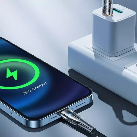Joyroom Joyroom kabel szybko ładujący z inteligentnym wyłącznikiem USB-C - Lightning 20W 1.2m czarny (S-CL020A3) Joyroom Joyroom kabel szybko ładujący z inteligentnym wyłącznikiem USB-C - Lightning 20W 1.2m czarny (S-CL020A3)