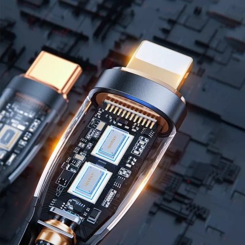 Joyroom Joyroom kabel szybko ładujący z inteligentnym wyłącznikiem USB-C - Lightning 20W 1.2m czarny (S-CL020A3) Joyroom Joyroom kabel szybko ładujący z inteligentnym wyłącznikiem USB-C - Lightning 20W 1.2m czarny (S-CL020A3)