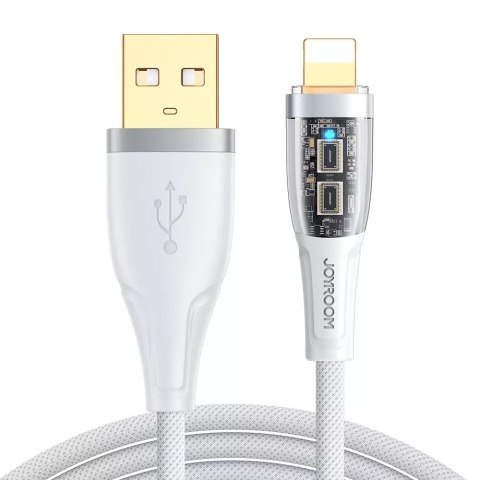 Joyroom Joyroom kabel z szybkim ładowaniem z inteligentnym wyłącznikiem USB-A - Lightning 2.4A 1.2m biały (S-UL012A3) Joyroom Joyroom kabel z szybkim ładowaniem z inteligentnym wyłącznikiem USB-A - Lightning 2.4A 1.2m biały (S-UL012A3)