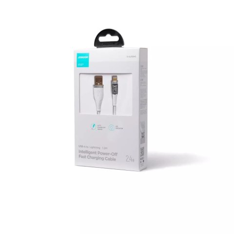Joyroom Joyroom kabel z szybkim ładowaniem z inteligentnym wyłącznikiem USB-A - Lightning 2.4A 1.2m biały (S-UL012A3) Joyroom Joyroom kabel z szybkim ładowaniem z inteligentnym wyłącznikiem USB-A - Lightning 2.4A 1.2m biały (S-UL012A3)