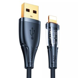 Joyroom Joyroom kabel z szybkim ładowaniem z inteligentnym wyłącznikiem USB-A - Lightning 2.4A 1.2m czarny (S-UL012A3)