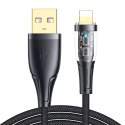Joyroom Joyroom kabel z szybkim ładowaniem z inteligentnym wyłącznikiem USB-A - Lightning 2.4A 1.2m czarny (S-UL012A3)