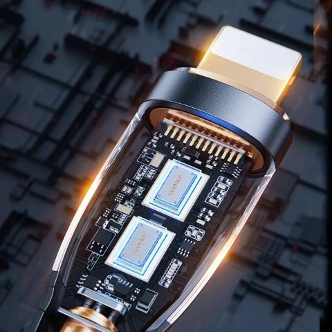 Joyroom Joyroom kabel z szybkim ładowaniem z inteligentnym wyłącznikiem USB-A - Lightning 2.4A 1.2m czarny (S-UL012A3) Joyroom Joyroom kabel z szybkim ładowaniem z inteligentnym wyłącznikiem USB-A - Lightning 2.4A 1.2m czarny (S-UL012A3)