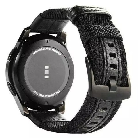 ProducentTymczasowy Pasek do Smartwatcha Beline Weekender uniwersalny do 20mm czarny/black ProducentTymczasowy Pasek do Smartwatcha Beline Weekender uniwersalny do 20mm czarny/black