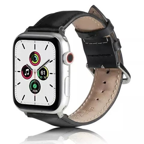 ProducentTymczasowy Pasek do smartwatcha Beline Leather do Apple Watch 38/40/41mm czarny /black ProducentTymczasowy Pasek do smartwatcha Beline Leather do Apple Watch 38/40/41mm czarny /black