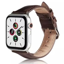 ProducentTymczasowy Pasek do smartwatcha Beline Leather do Apple Watch 42/44/45/49mm brązowy /brown