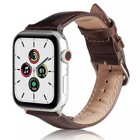 ProducentTymczasowy Pasek do smartwatcha Beline Leather do Apple Watch 42/44/45/49mm brązowy /brown ProducentTymczasowy Pasek do smartwatcha Beline Leather do Apple Watch 42/44/45/49mm brązowy /brown