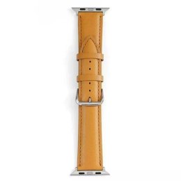 ProducentTymczasowy Pasek do smartwatcha Beline Leather do Apple Watch 42/44/45/49mm jasnobrązowy /light brown