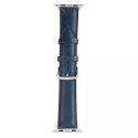 ProducentTymczasowy Pasek do smartwatcha Beline Leather do Apple Watch 42/44/45/49mm niebieski /blue